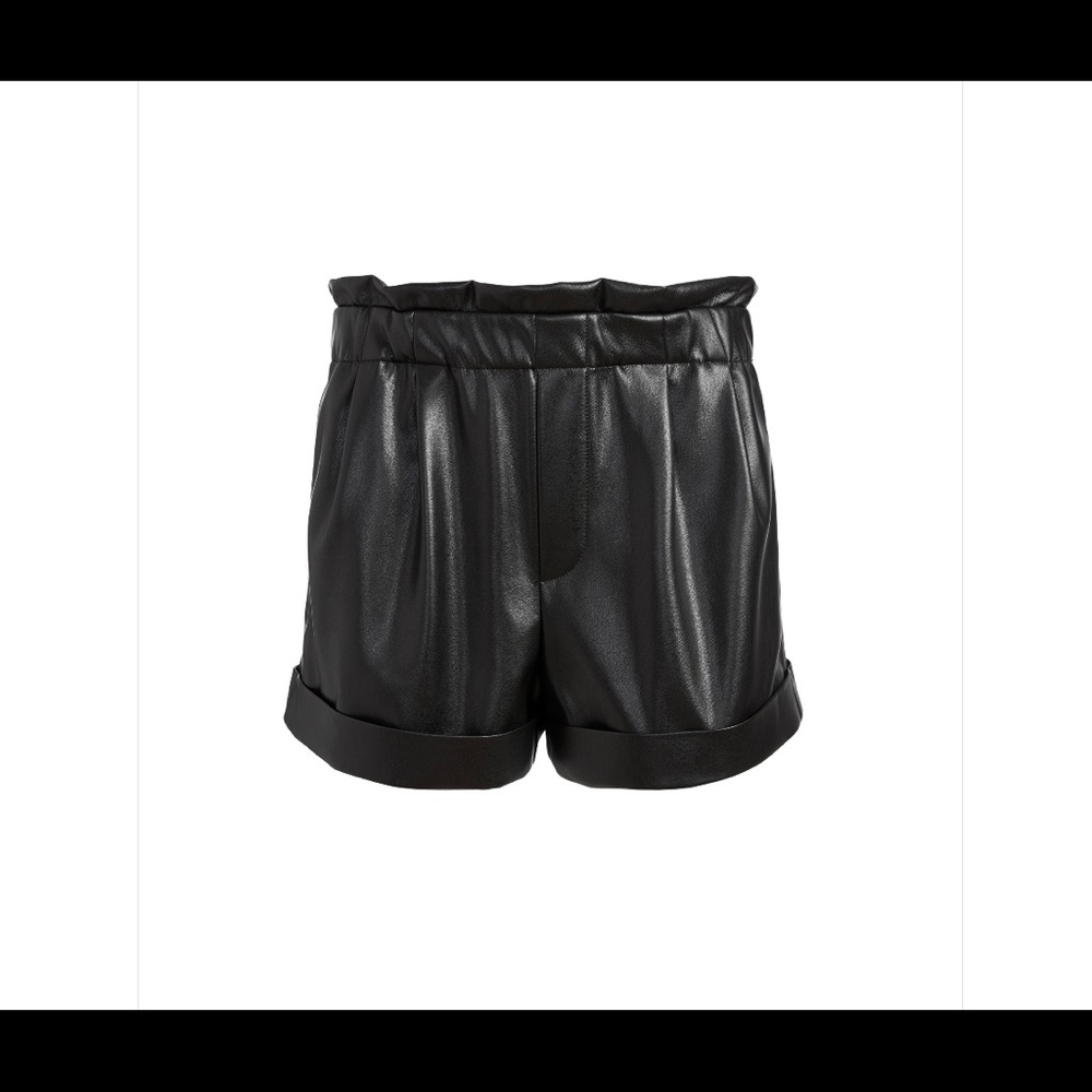 REAGAN VEGAN LEATHER
PAPERBAG SHORT size Medium